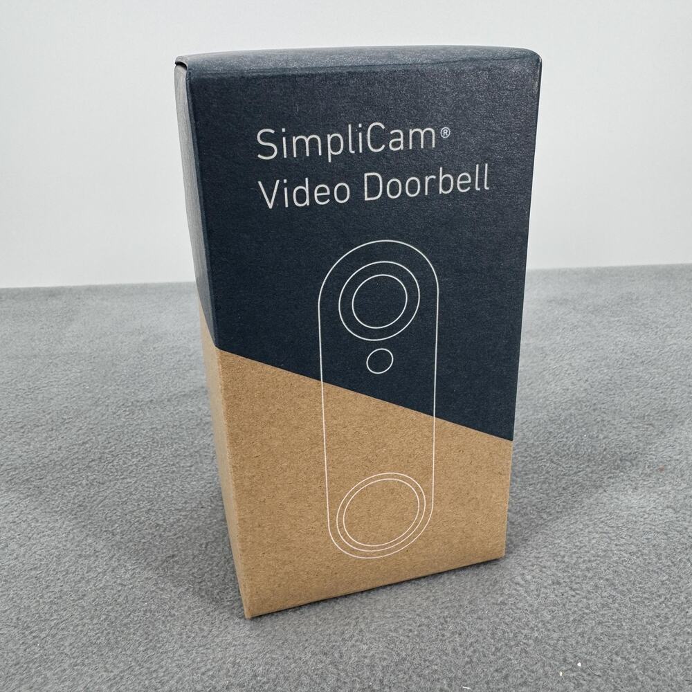 SimpliSafe Video Doorbell Pro SSDB3 Wired 1080p Camera White New